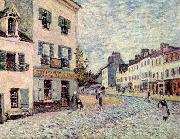 Alfred Sisley Strabe in Marly painting